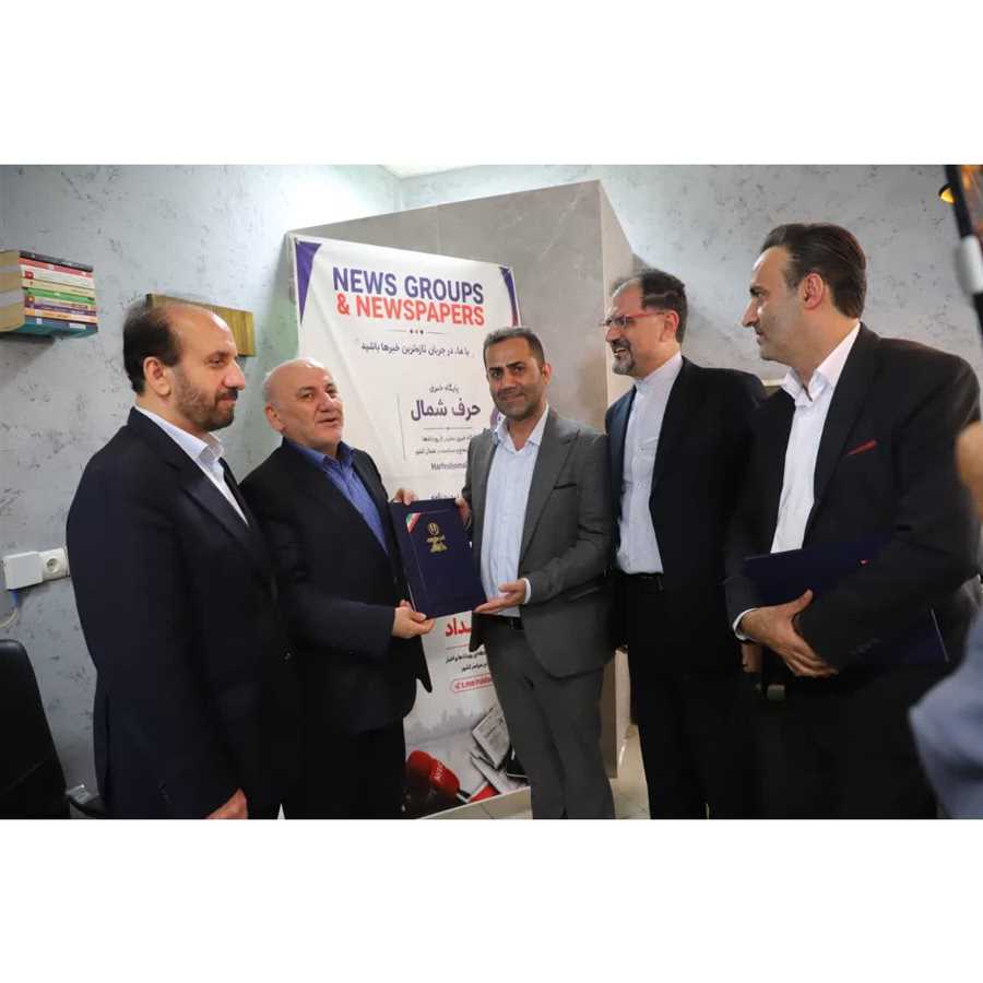 بازدید استاندار مازندران از دفتر روزنامه ترنم شمال
