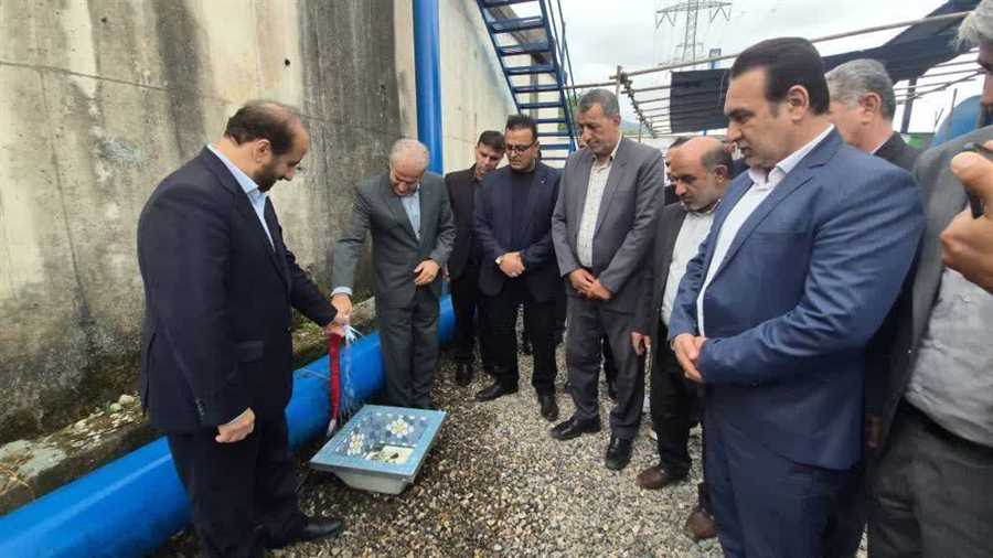 8 طرح آبرسانی در نوشهر افتتاح و آغاز شد