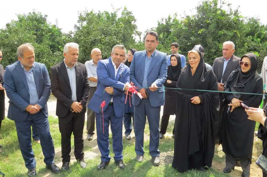 افتتاح دو طرح کشاورزی در آهنگرکلا بیشه‌سر