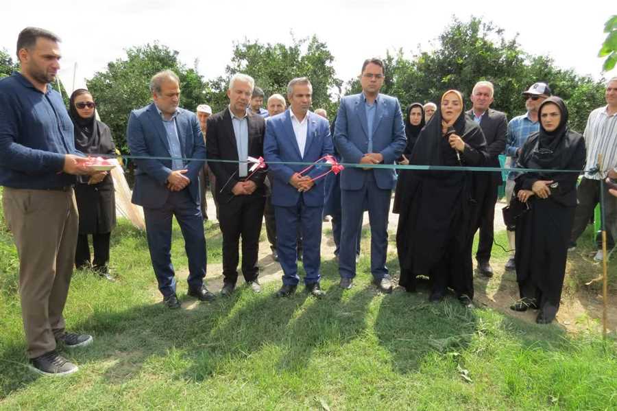 افتتاح دو طرح کشاورزی در آهنگرکلا بیشه‌سر
