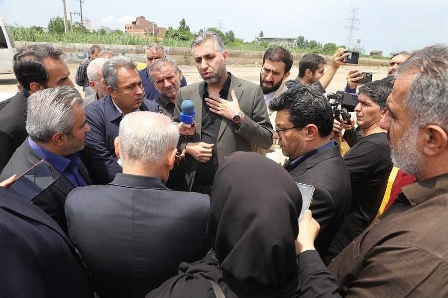 بازدید استانداز از 2 پروژه کلیدی شهری قائمشهر